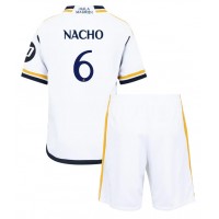 Real Madrid Nacho Fernandez #6 Hjemmedraktsett Barn 2023-24 Kortermet (+ Korte bukser)